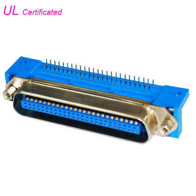 Le connecteur à angle droit de carte PCB de champion de Pin de Centronic 50, les connecteurs du câble plat masculins a certifié l'UL