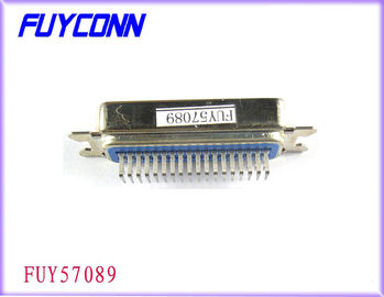 Type masculin R/A à angle droit UL certifiée de DM de connecteur de bâti de carte PCB d'imprimante de 36 bornes Centronic