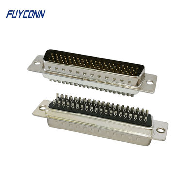 Connecteur D-SUB à 78 broches Type de câble à soude à coupe mâle Connecteur D-SUB à haute densité