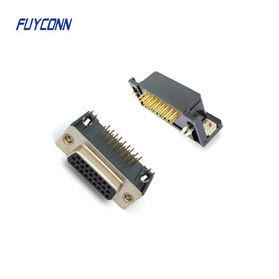 Connecteur D-SUB à haute densité de PCB Femme, connecteur DSUB 15 pin 26 pin 44 pin 62 pin