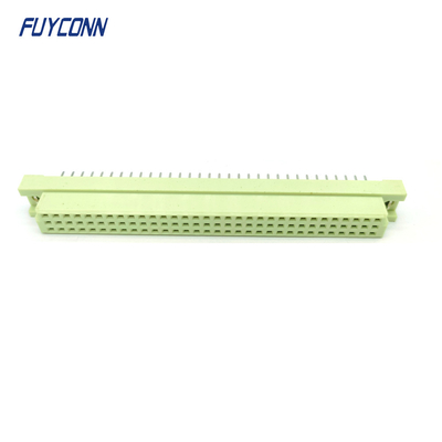 3 rangées 96 broches de type simple DIN41612 Connecteur Femme PCB droit