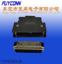 Connecteur de FUYSC063-26 SCSI avec le ressort en plastique de Sider de cache anti-poussière