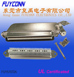 TYCO 64 connecteurs de Pin Male Centronic Champ IDC avec la couverture en métal de 45 degrés a délivré un certificat l'UL