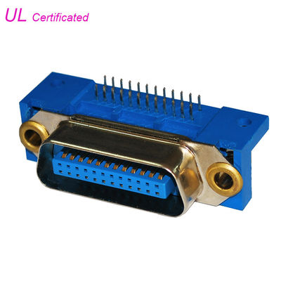 Connecteur de carte PCB de 36 Pin Centronic Right Angle Male, UL de connecteur de prise