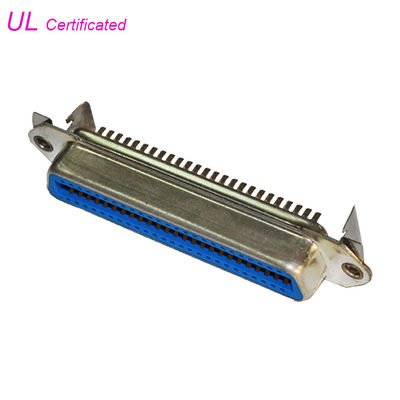 Centronic 50 Pin Champ Soler Female Connector with Metal Plate Certified UL