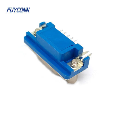 Connecteurs D-sub haute densité 15 broches, connecteur HD DB femelle à Angle droit pour PCB