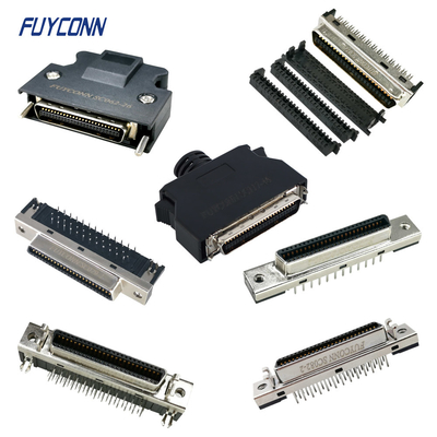 SCSI MDR Connecteur PCB Coupe de soudure IDC Crimp 1.27mm 50pin Connecteur Chine