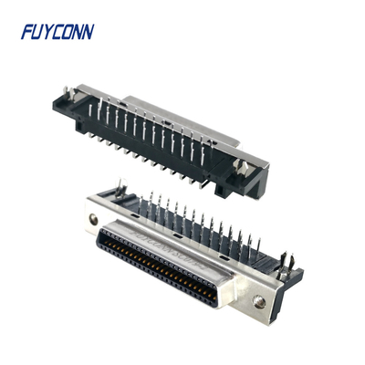 SCSI MDR Connecteur PCB Coupe de soudure IDC Crimp 1.27mm 50pin Connecteur Chine