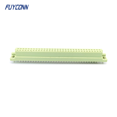 Fabrique de connecteurs DIN41612 2 rangées 2*32P 64P PCB Femme 41612 Connecteur W/ Harpon