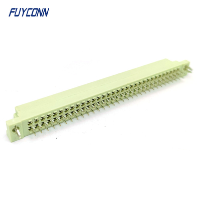 Fabrique de connecteurs DIN41612 2 rangées 2*32P 64P PCB Femme 41612 Connecteur W/ Harpon