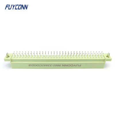DIN41612 Connecteur mâle 64 broches PCB droit 2 rangées 2*32 broches Eurocard Connecteur W/ Harpon