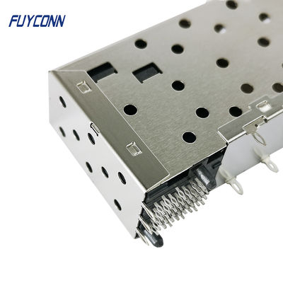 2x1 Ports SFP Female Connector 40 Pin Press-Fit PCB Mount