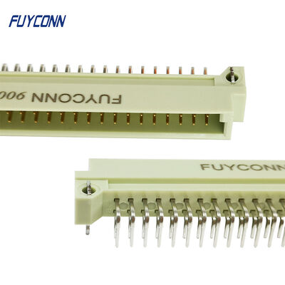 DIN 41612 Type B mâle à souder coudé avec. Clip 64 pôles, remplace Harting P/N 09 02 364 6921