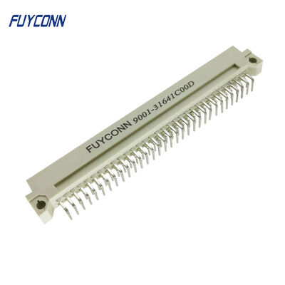64P PCB à angle droit DIN 41612 connecteur, 2 rangées connecteur mâle Eurocard