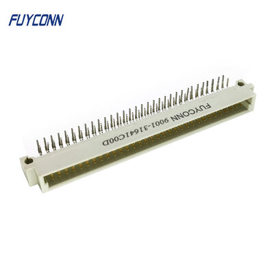 64P PCB à angle droit DIN 41612 connecteur, 2 rangées connecteur mâle Eurocard