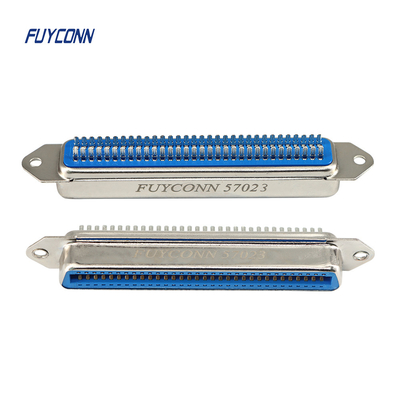 Type facile femelle de 64 Pin Parallel Centronics Connector Champ de tasse de soudure