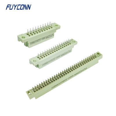 Euro femelle 2 terminaux verticaux de connecteur de la carte PCB DIN 41612 des rangées 20pin 32pin 64pin