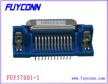 type 50 connecteur Centronics d'immersion de récipient de 2.16mm de Pin à angle droit