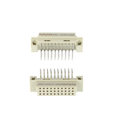 Connecteur femelle Eurocard à angle droit du connecteur 3x10P 30 de carte PCB 330S 41612