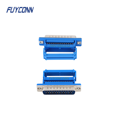 Connecteur de ruban IDC 25 broches Type de sertissage de connecteur D-SUB à ruban mâle