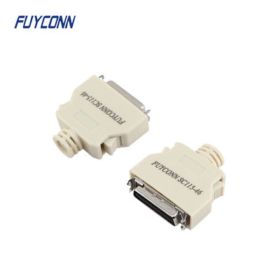 Mini D connecteur du câble plat de soudure du servo masculin SCSI 36 Pin Brass Gold Plated