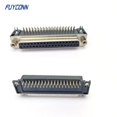 37 connecteur à angle droit de DB de carte PCB de connecteur de Pin Female D-SUB (9.4mm)