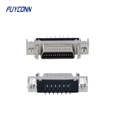 Connecteur de SCSI 26pin, connecteur servo femelle de MDR avec Shell en alliage de zinc