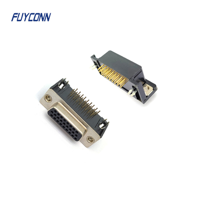 Connecteur à haute densité de la carte PCB D-SUB, connecteur de 15pin 26pin 44pin 62Pin DSUB