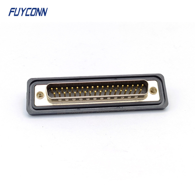 Connecteur imperméable du mâle D-SUB de soudure, 9 15 25 37 connecteur de Pin D-SUB