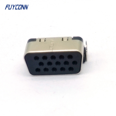 Profil bas femelle du connecteur 15pin 0.9mm de VGA D-SUB