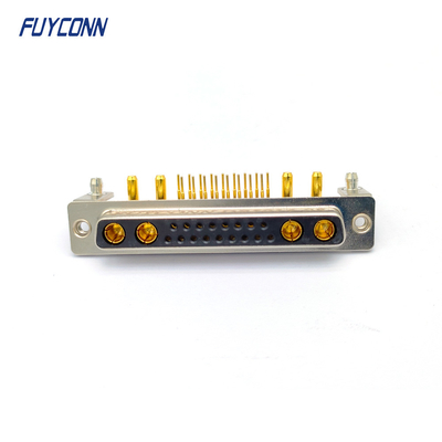 type D-sous manière à angle droit de carte PCB de la puissance 21W4 des connecteurs 21 de carte PCB