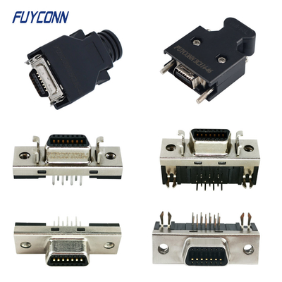 14 épingles SCSI 1.27 mm connecteur PCB / Solder Cup / IDC Crimping Femme / Homme