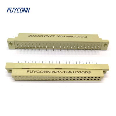 9001 DIN 41612 Connecteur PCB verticale 2 rangées 2*22P 48P 248 Connecteur 41612 féminin