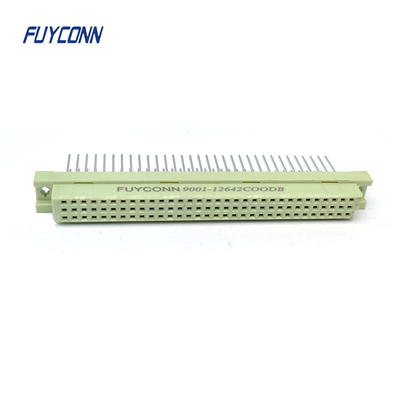Le connecteur DIN41612 de 25 mm 3 rangées 64 broches PCB droit féminin 364 DIN 41612