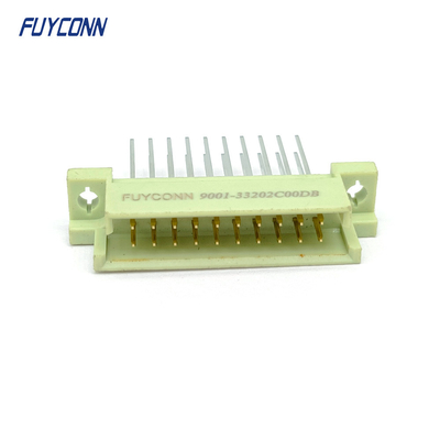 Connecteur DIN41612 de 13 mm mâle 2 rangées 20 terminaux verticaux à pin Connecteur Eurocard
