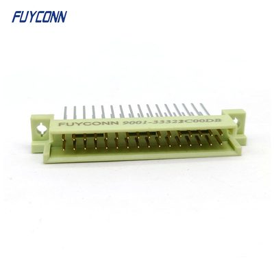 32 broches mâle Euro connecteur 2 rangées 2*16 broches 32 broches 15 mm DIN 41612 connecteur