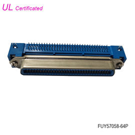 Connecteur à angle droit de carte PCB de Pin Centronics Connector de la femelle 64 avec la serrure de conseil