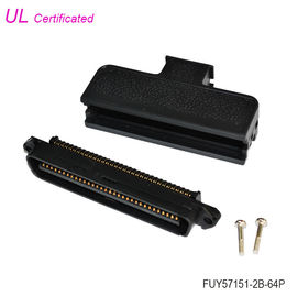 Connecteur du mâle IDC du degré 64Pin RJ21 Centronic de TYCO 180 avec la couverture en plastique