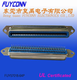 Type Centronics femelle droit d'IMMERSION de la carte PCB 64 Pin Connector de panneau de carte PCB