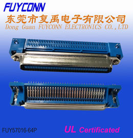 Carte PCB à angle droit masculine 64 Pin Connector de Centronic de bronze de phosphore