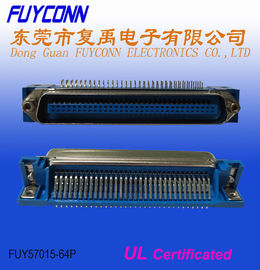 64 connecteurs de Centronic de champion du mâle 32pairs de connecteur de carte PCB de Pin Right Angle