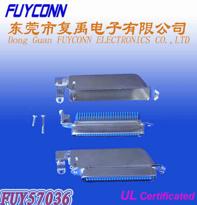 TYCO 90 type centronic du champion IDC de prise masculine du connecteur mâle de degré 50 RJ21 avec la couverture en métal