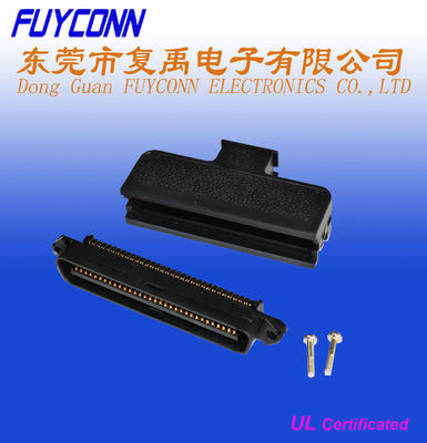 Connecteur du champion IDC de Centronic de prise masculine de goupille de TYCO 50 ou 64 de Pin RJ21 avec la couverture en plastique de 180 degrés
