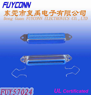 14 24 36 50 types femelles de connecteur Centronics de Pin DDK de soudure avec des verrous de ressort