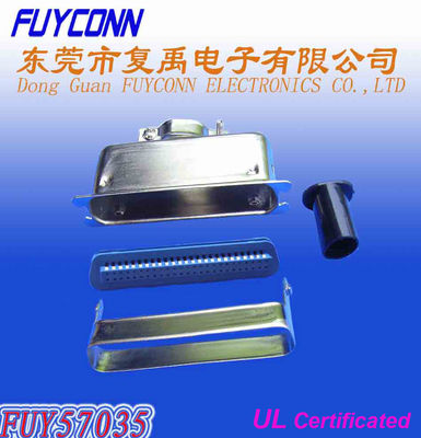 Type facile et mou de 24 de Pin Solder Centronic Ribbon connecteurs de prise masculine avec la couverture de Matel