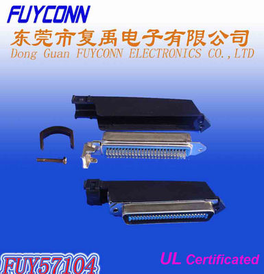 50 Pin Male Centronic Solder Connector avec L forment le logement en plastique