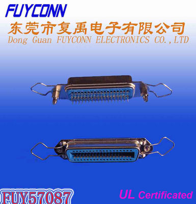 Connecteur de carte PCB de Pin Centronic Female de l'angle droit 36 de champion avec le verrou de ressort
