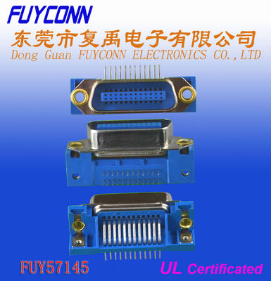 Le connecteur de carte PCB de Centronic 24 Pin Male Right Angel a délivré un certificat l'UL