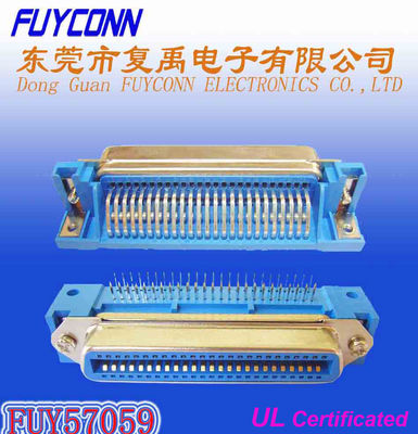 UL certifiée à angle droit de connecteur femelle de carte PCB de 50 bornes Centronic