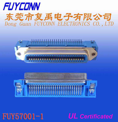 Connecteur femelle à angle droit de serrure de panneau de carte PCB de ruban de champion de Pin de Centronic 14